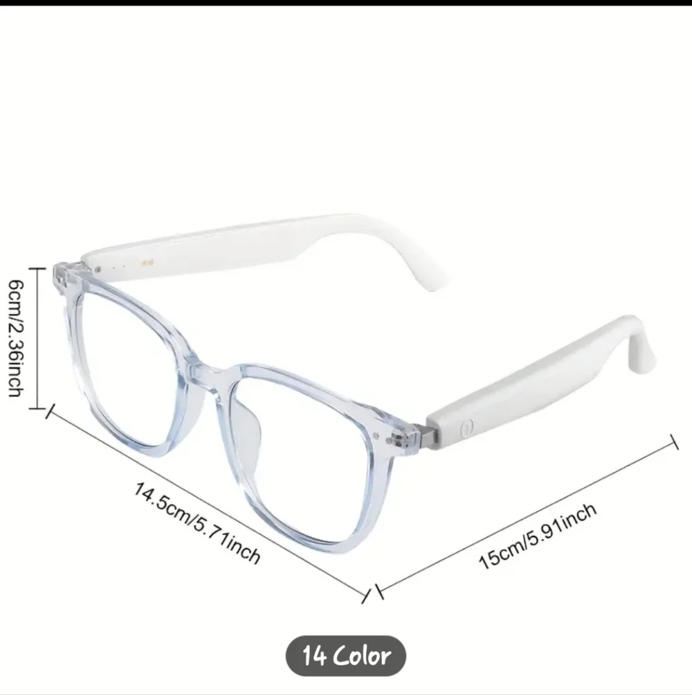 Smart Wireless Glasses Elegant Color Changing Frame Glasses